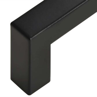 Handvatten 5 st 480 mm roestvrij staal zwart 9