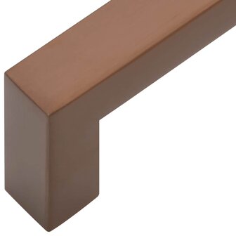 Handvatten 10 st 64 mm roestvrij staal bronskleurig 9