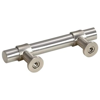 Handvatten 10 st 64 mm roestvrij staal zilverkleurig 7