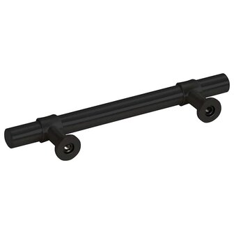 Handvatten 10 st 96 mm roestvrij staal zwart 7