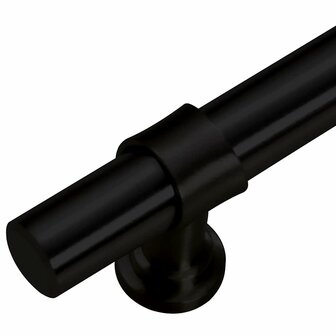 Handvatten 10 st 96 mm roestvrij staal zwart 8