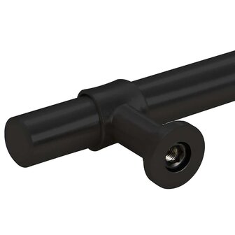 Handvatten 5 st 192 mm roestvrij staal zwart 9