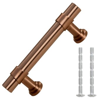 Handvatten 10 st 64 mm roestvrij staal bronskleurig 3