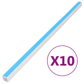 Kabelgoot zelfklevend 10x10 mm 10 m PVC 1