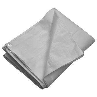Dekzeil 260 g/m&sup2; 3x5 m HDPE grijs 2