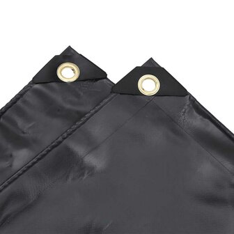 Dekzeil 650 g/m&sup2; 1x2,5 m zwart 5