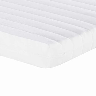 Schuimmatras voor kinderen 7 zone hardheid 20 ILD 80x160 cm wit 7