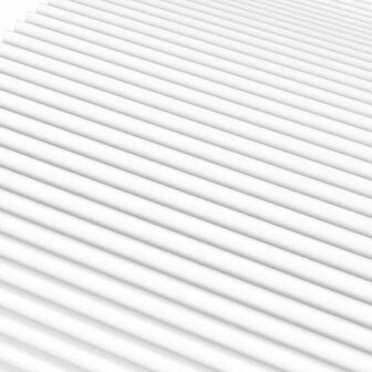 Schuimmatras hardheid H2 H3 160x210 cm wit 5