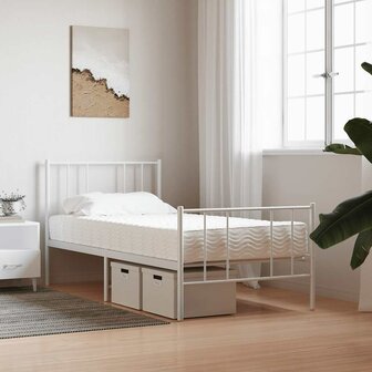 Schuimmatras hardheid H2 H3 90x220 cm wit 2