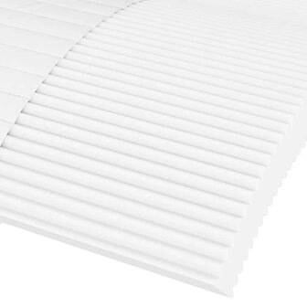 Schuimmatras hardheid H2 H3 100x220 cm wit 6