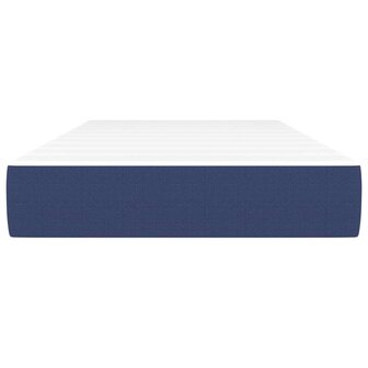 Pocketveringmatras 80x200x20 cm stof blauw 3