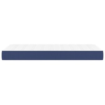 Pocketveringmatras 80x200x20 cm stof blauw 4