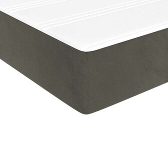 Pocketveringmatras voor kinderen 80x160 cm fluweel donkergrijs 5