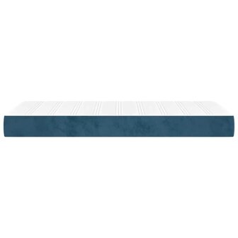 Pocketveringmatras voor kinderen 80x160 cm fluweel donkerblauw 4