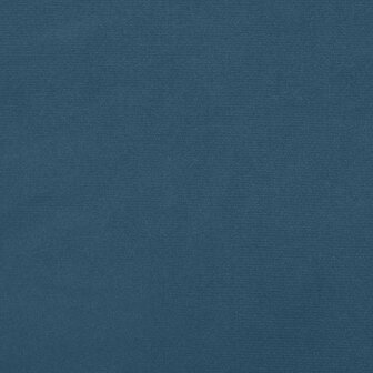 Pocketveringmatras 80x220x20 cm fluweel donkerblauw 6