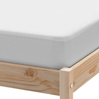 Matrasbeschermer waterdicht 90x190 cm wit 5