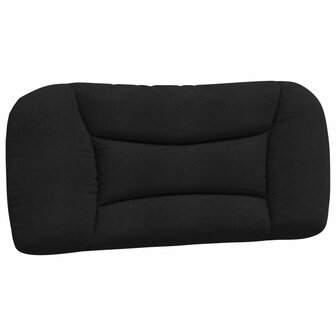 Hoofdbordkussen 80 cm stof zwart 2