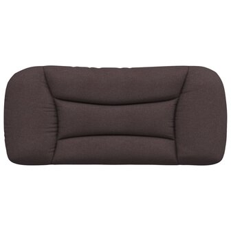 Hoofdbordkussen 80 cm stof donkerbruin 5