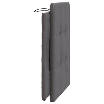 Hoofdbordkussen 90 cm kunstleer grijs 5