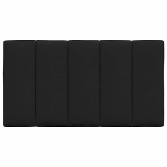 Hoofdbordkussen 80 cm stof zwart 4