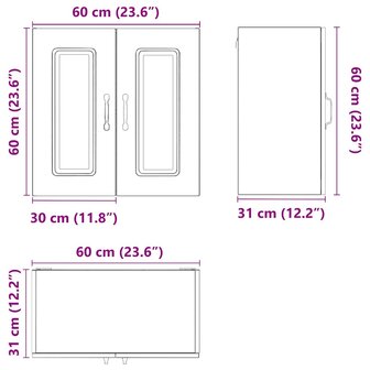 Hoofdbordkussen 80 cm stof zwart 9