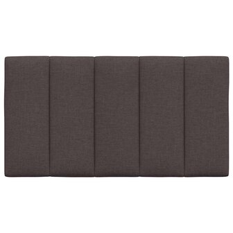 Hoofdbordkussen 80 cm stof donkerbruin 4