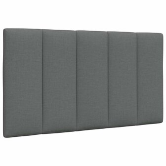 Hoofdbordkussen 90 cm stof donkergrijs 1