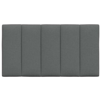 Hoofdbordkussen 90 cm stof donkergrijs 4