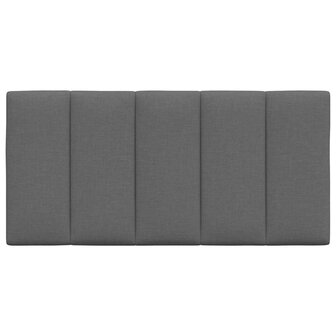 Hoofdbordkussen 100 cm stof donkergrijs 4