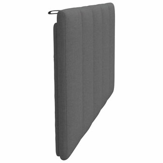 Hoofdbordkussen 100 cm stof donkergrijs 5