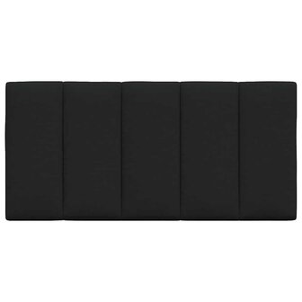 Hoofdbordkussen 100 cm stof zwart 4