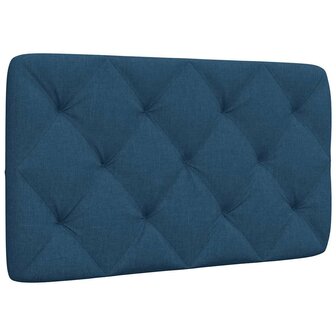 Hoofdbordkussen 90 cm stof blauw 1