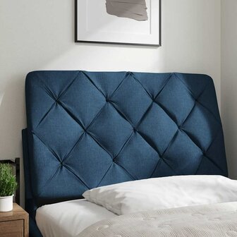 Hoofdbordkussen 90 cm stof blauw 2