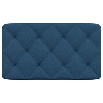 Hoofdbordkussen 90 cm stof blauw 4