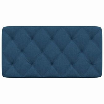 Hoofdbordkussen 100 cm stof blauw 4