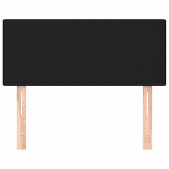 Hoofdbord 80x5x78/88 cm stof zwart 3