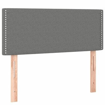 Hoofdbord 80x5x78/88 cm stof donkergrijs 2
