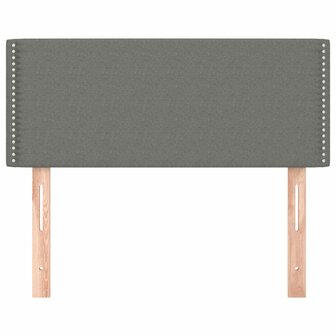 Hoofdbord 80x5x78/88 cm stof donkergrijs 3
