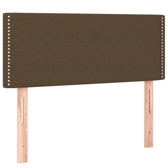Hoofdbord 80x5x78/88 cm stof donkerbruin 2