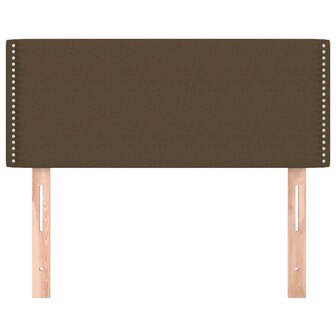 Hoofdbord 80x5x78/88 cm stof donkerbruin 3