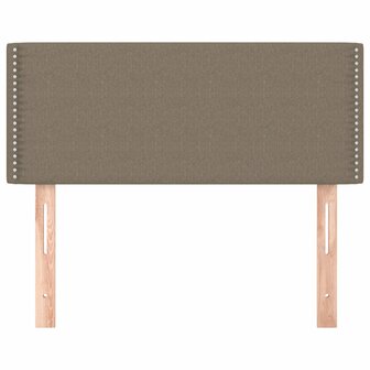 Hoofdbord 80x5x78/88 cm stof taupe 3