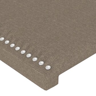 Hoofdbord 80x5x78/88 cm stof taupe 4