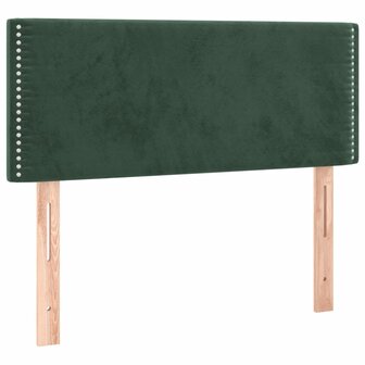 Hoofdbord 80x5x78/88 cm fluweel donkergroen 2