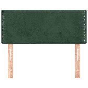 Hoofdbord 80x5x78/88 cm fluweel donkergroen 3