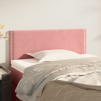 Hoofdbord 80x5x78/88 cm fluweel roze 1