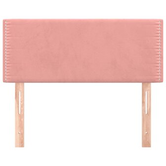Hoofdbord 80x5x78/88 cm fluweel roze 3