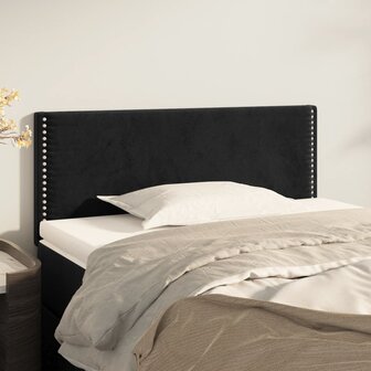 Hoofdbord 90x5x78/88 cm fluweel zwart 1