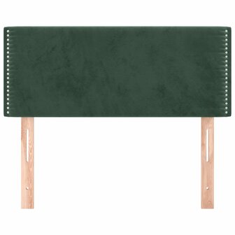 Hoofdbord 90x5x78/88 cm fluweel donkergroen 3