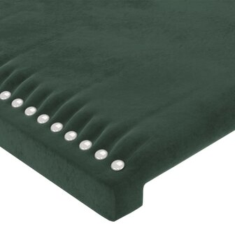 Hoofdbord 90x5x78/88 cm fluweel donkergroen 4