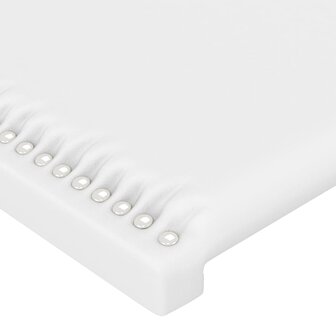 Hoofdbord 100x5x78/88 cm kunstleer wit 4